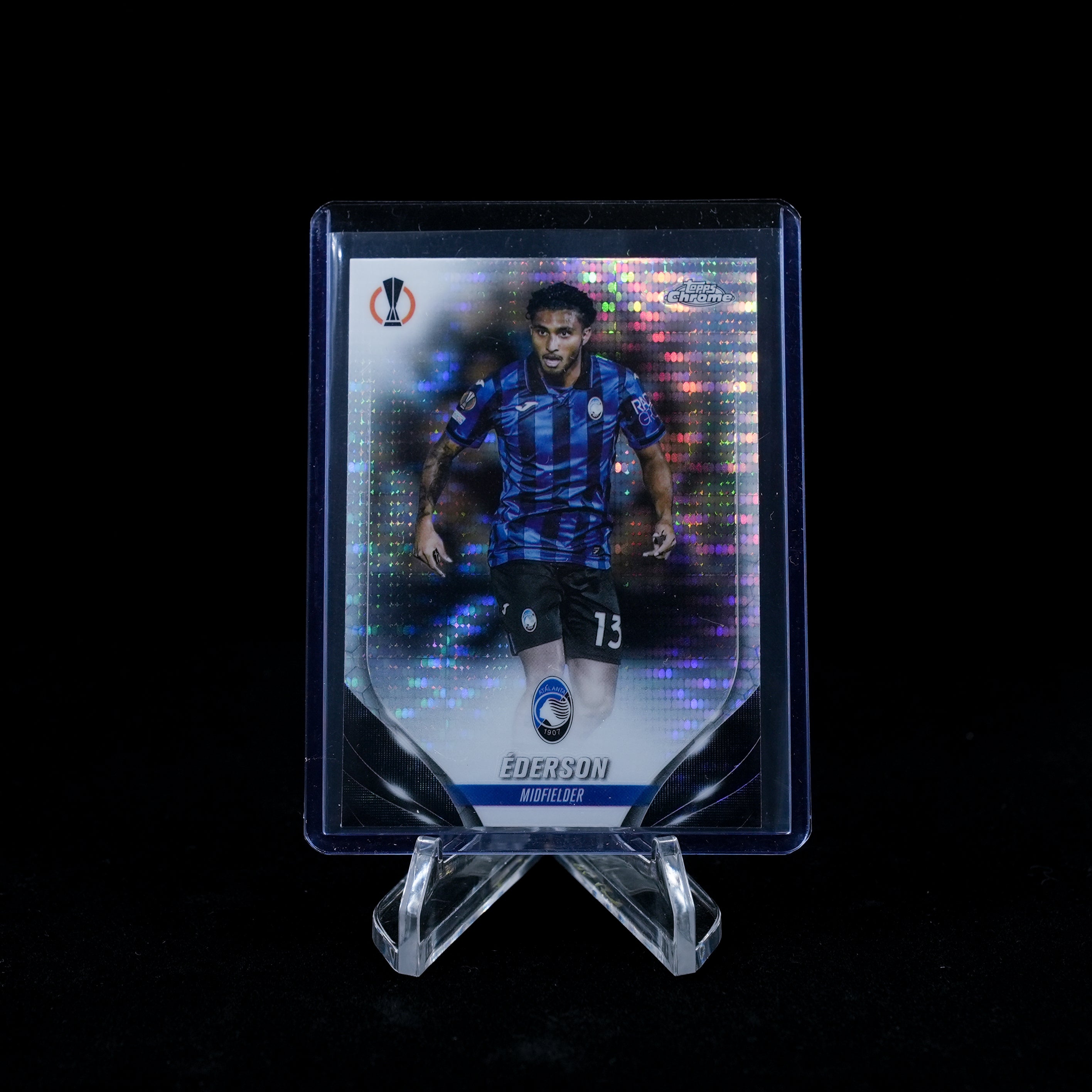 2023-24 Topps Chrome UEFA Club Competitions Soccer-Éderson-Prism